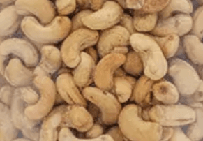 Cheese and onion flavored roasted cashew nuts